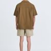 Denim Casual Shorts - Khaki