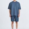 Elasticated Utility Cargo Bermudas - Dark Grey