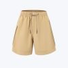 Utility Drawstring Shorts - Khaki