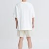(C) Oversized Fit Heavyweight Tee - Cream