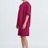 MT900249D_PLUM-2 (C) Oversized Fit Heavyweight Tee - Plum