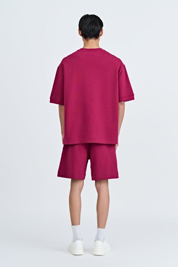 MT900249D_PLUM-3 (C) Oversized Fit Heavyweight Tee - Plum