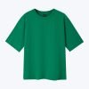 (B) Classic Relaxed-Fit Crew Neck Tee - Emerald Green