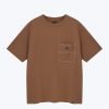 Utility Contrast Pocket Stitch Tee - Coffee