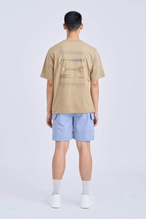 Jersey "Resilience Equipment" Graphic Tee - Khaki