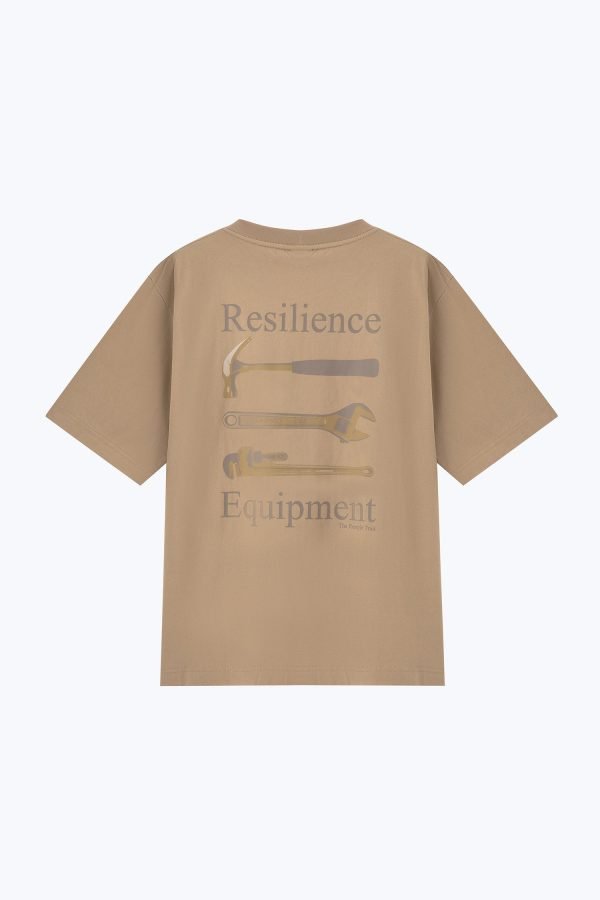 Jersey "Resilience Equipment" Graphic Tee - Khaki