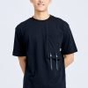 Utility Roll-Up Pocket Tee - Black