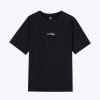 (A) Jersey "Cocktail Anytime" Embroidery Tee - Black