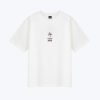 (A) Jersey "Vacay Mode" Embroidery Tee - Cream