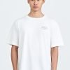 (A) Jersey "Beach Feeling" Graphic Tee - Cream