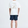 (A) Jersey "Beach Feeling" Graphic Tee - Cream