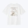 (A) Jersey "Beach Feeling" Graphic Tee - Cream