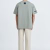 "Stories In Motion" Embroidery Tee - Dark Grey